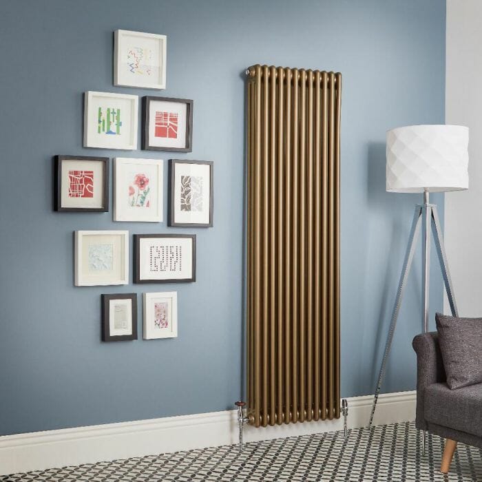 brons metallic kolomradiator