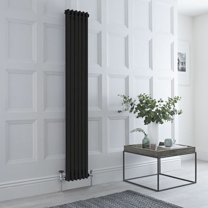 zwarte kolomradiator