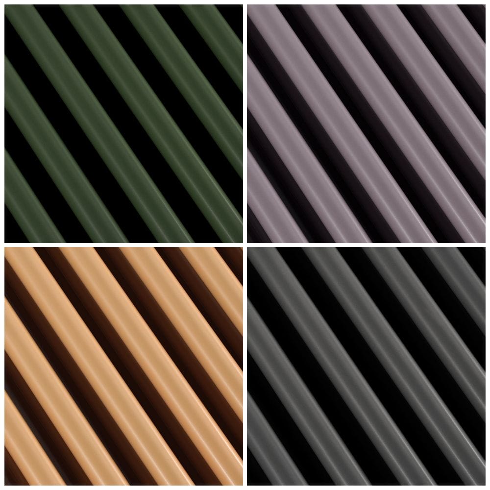 Gekleurde designradiatoren