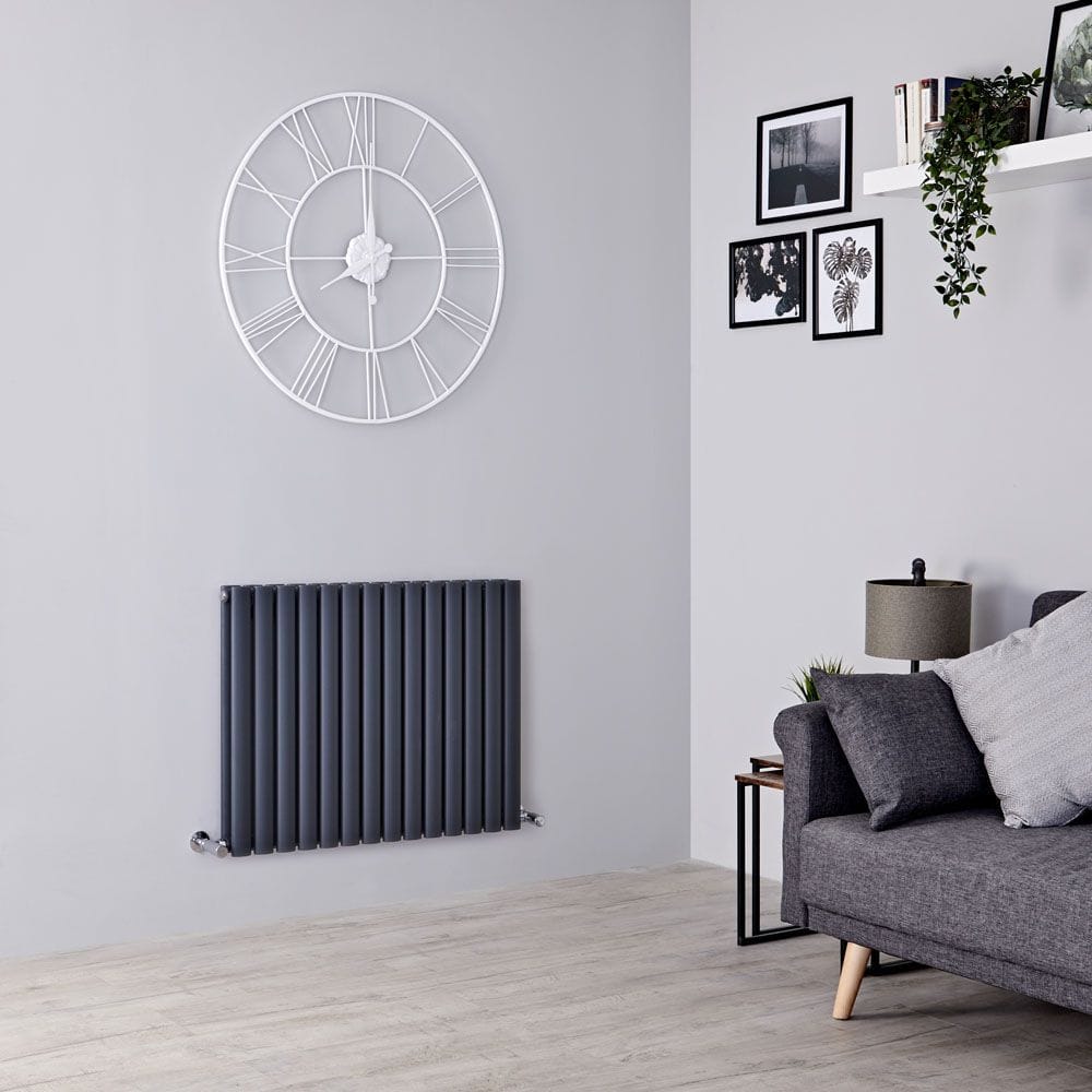 Design Radiator Horizontaal Antraciet