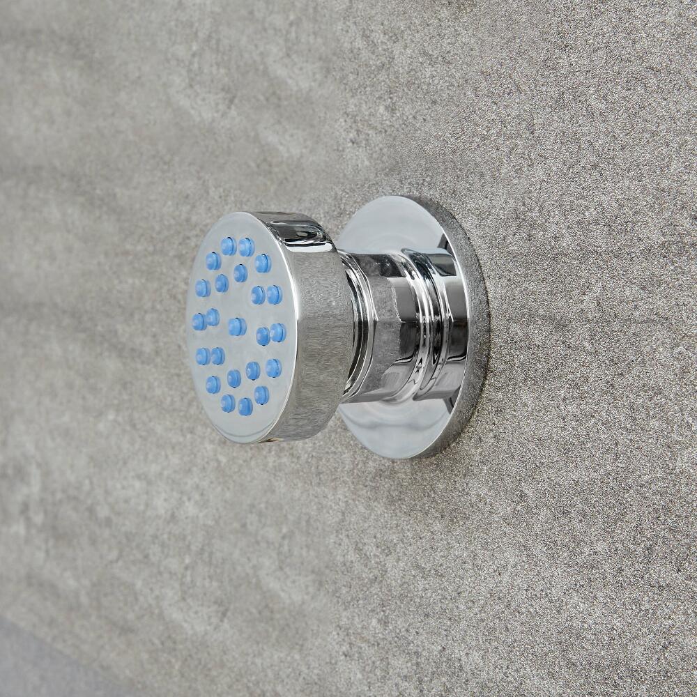 Hudsonreed 1 X Ronde Verchroomde Massief Messing Bodyjet hudsonreed kopen in de aanbieding